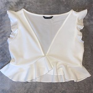 White crop top from SHEIN